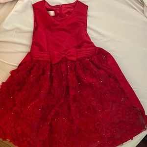 Kids Christmas dress worn once.